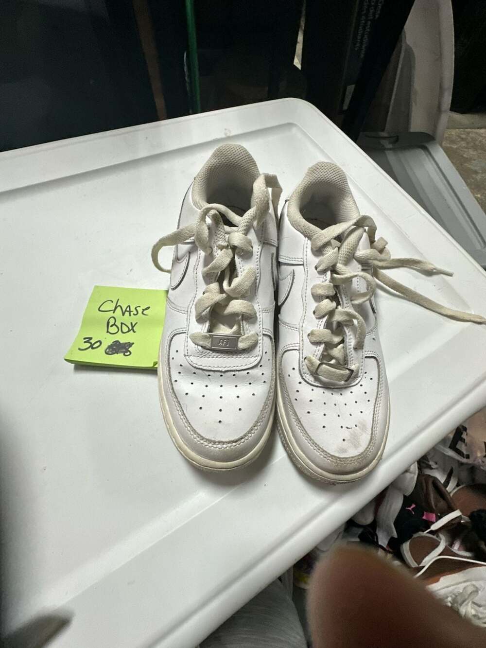 Nike Air Force 1 LE GS White Youth Size 4Y DH2920-111